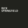 Rick Springfield, Rialto Theater, Tucson